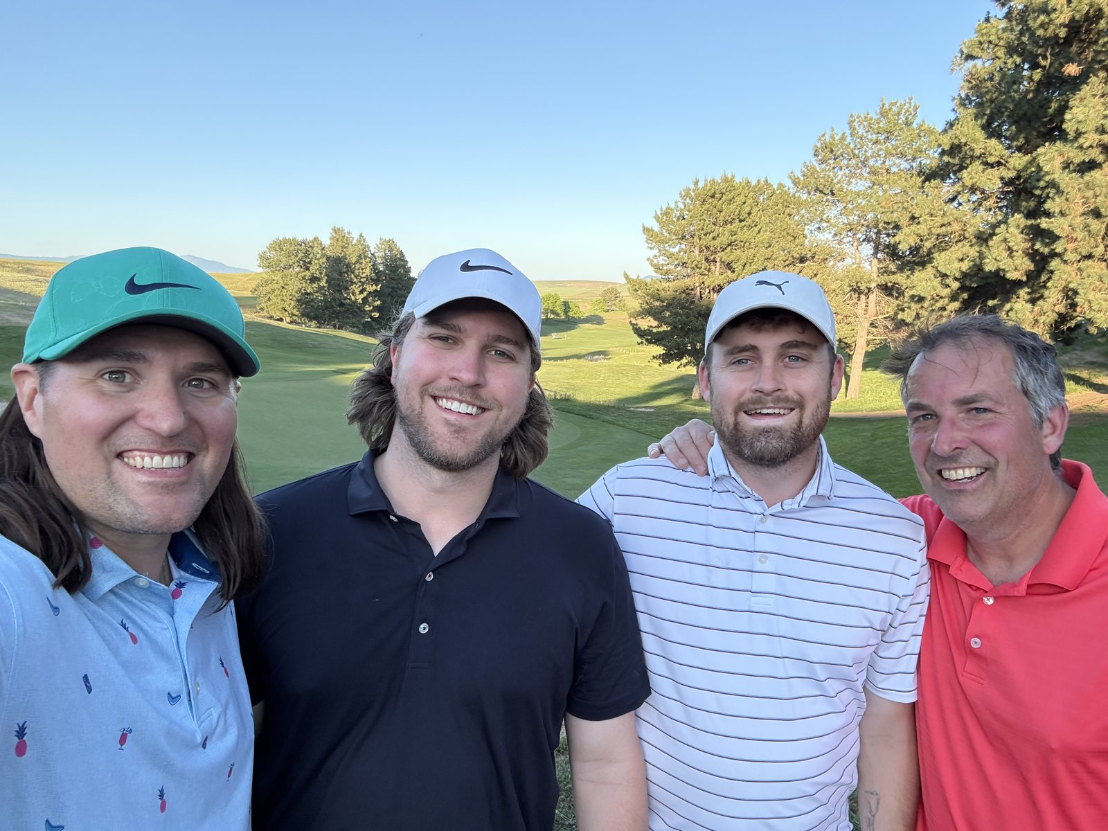 A foursome in June 2025