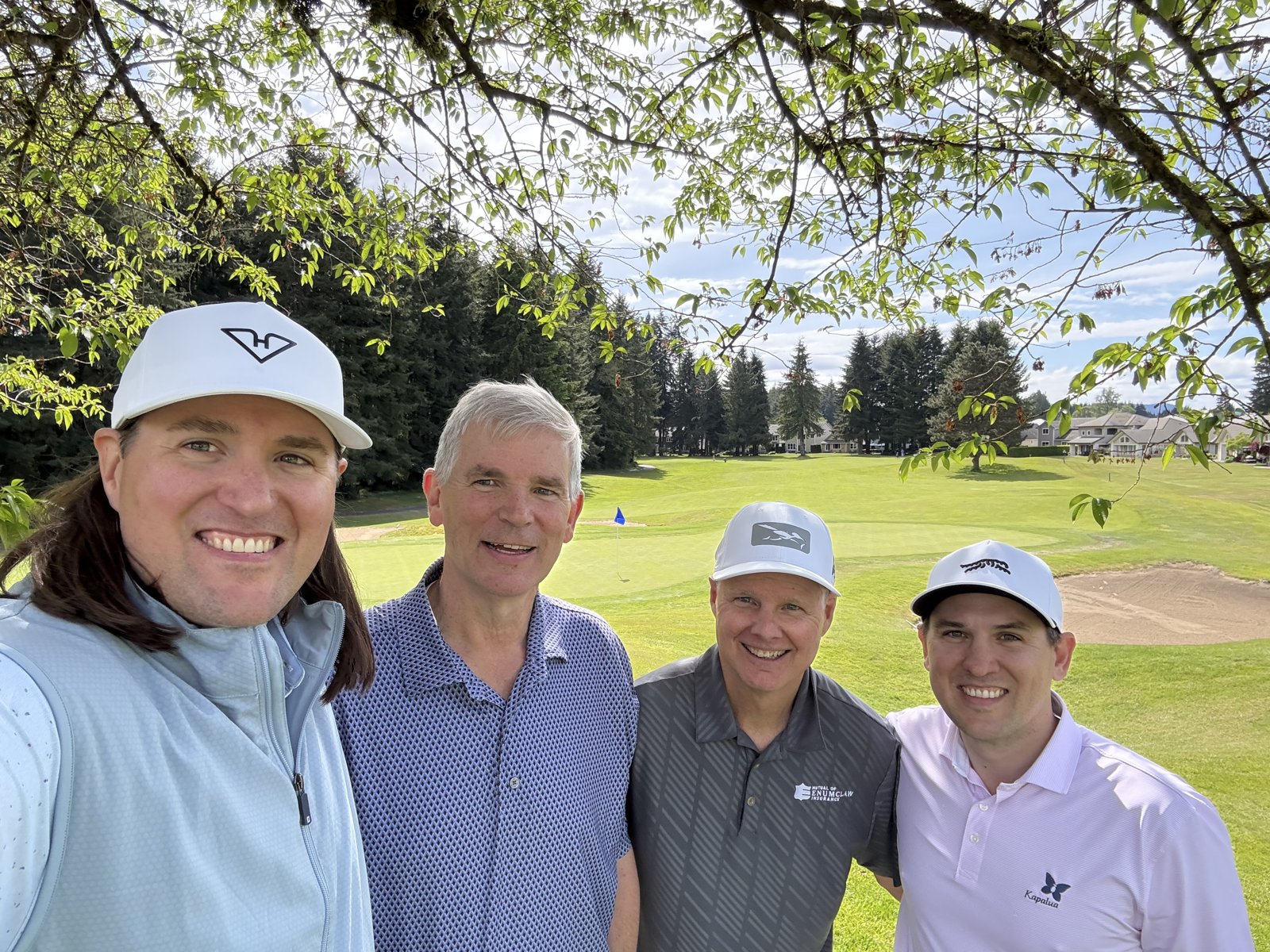 A foursome on a spring round, May 2025